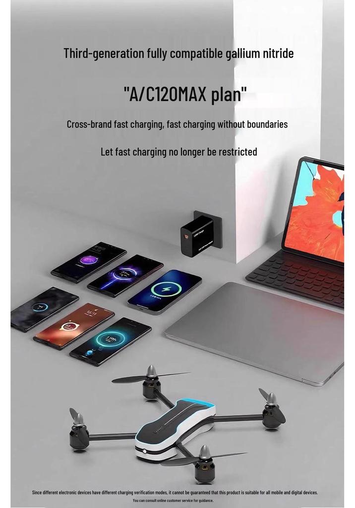 120W Galliumnitrid-Ladegerät für Huawei, Honor, Vivo, Realme, OPPO, OnePlus, Xiaomi