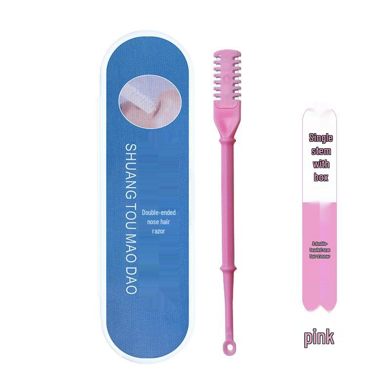 Unisex Double-Head Anti-Scratch Nose Hair Trimmer Set
