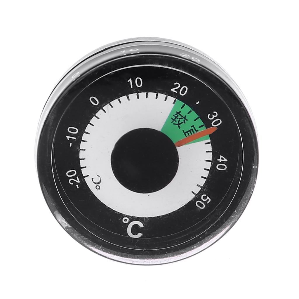 1,1" Zifferblatt-Thermometer -20~50℃ Kunststoff Mini Spiritus Kreisförmiger Temperaturmonitor