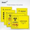 Medical Waste PVC Warning Sign