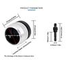 Reamer Clamp Holder Connector Pipe Deburring Chamfer Tool Adapter for 5/16 Inch To 2-1/8 Inch Reamers Pipe Burr Trimming
