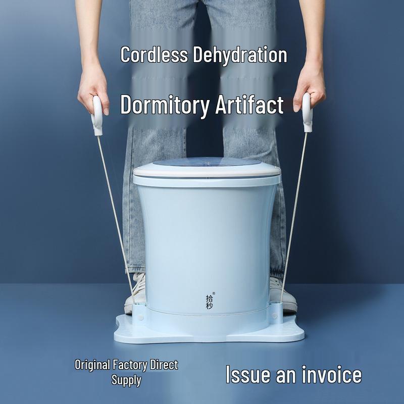 Lave-linge portable à manivelle pour dortoirs - Pas besoin d'électricité, idéal pour les chaussettes et les sous-vêtements