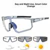 Clear Cycling Sunglasses Photochromic Windproof Glasses Outdoor Sport Goggle  Road Riding Bike
