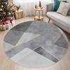 Round Carpet Soundproof & Dirty-resistant Rug Office Computer Swivel Chair Rocking Table Study Bedroom Mat  Area Rug  Carpet