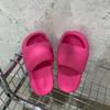 Fashion SUOJIALUN 2025 Summer Fashion Candy Colors Women Slipper Thick Platform Indoor Bathroom Soft EVA Anti-slip Home Floor Slides