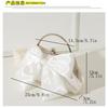 Bow flower clutch bag new women's bag dinner bag high-end dress banquet handbag shoulder messenger bag