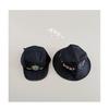 Korean Style Children's Denim Hat: Graffiti Print, Unisex, Stylish Sun Protection