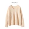 Women's V-Neck Slim-Fit Pure Cashmere Pullover Sweater - Soft & Luxurious Autumn/Winter Style