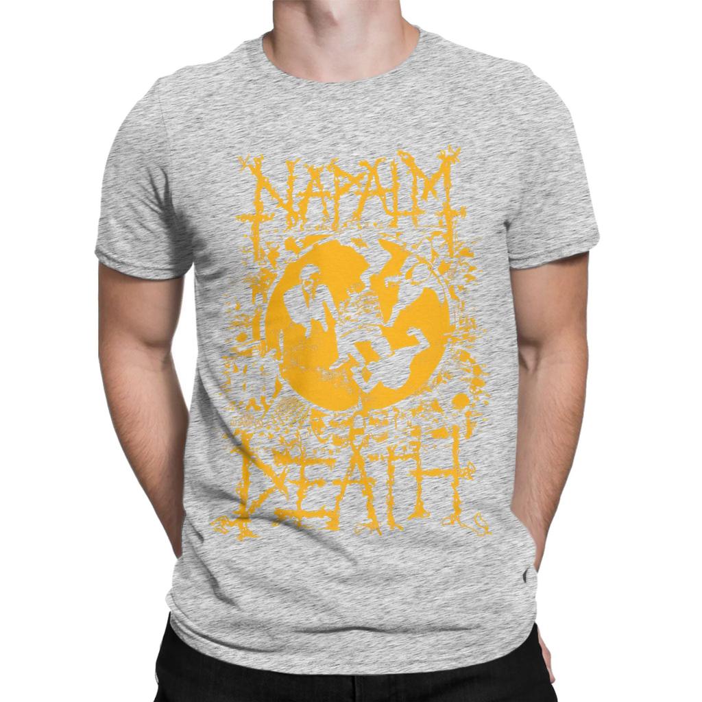 Napalm Death Graphic Funny 100 Cotton TShirt Deicide Tops Tees For Unisex