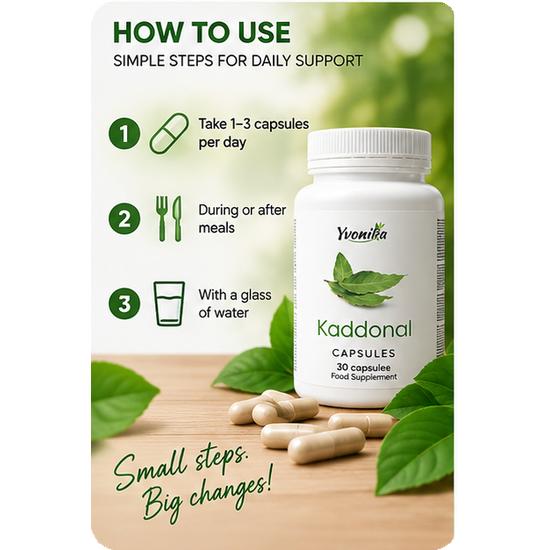 Kaddonal – from alcoholism: 30 capsules.