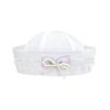 Sailor Hat With Bow Mesh Breathable Cotton For Summer And Spring Wear