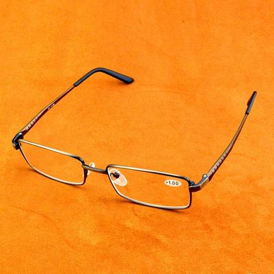 Full-rim AL-MG Alloy Men Ultralight Business Luxury Reading Glasses +0.75 +1.00 +1.25 +1.5 +1.75 +2.00 +2.25 +2.5 +2.75 +3 To +4