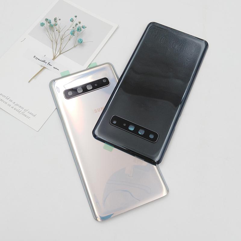Originale Rückseite für Samsung Galaxy S10 5G SM-G973F Akkuabdeckung Gehäusepanel Reparaturteile & Kameralinsenrahmen