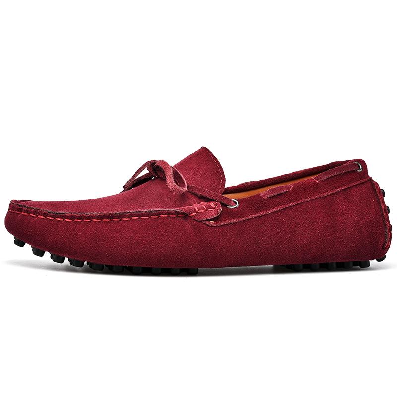 Men Shoes Genuine Leather Casual Summer Shoes Classic Mens Loafers Elegantes Slip On Flats Plus Size 49 Male Driving