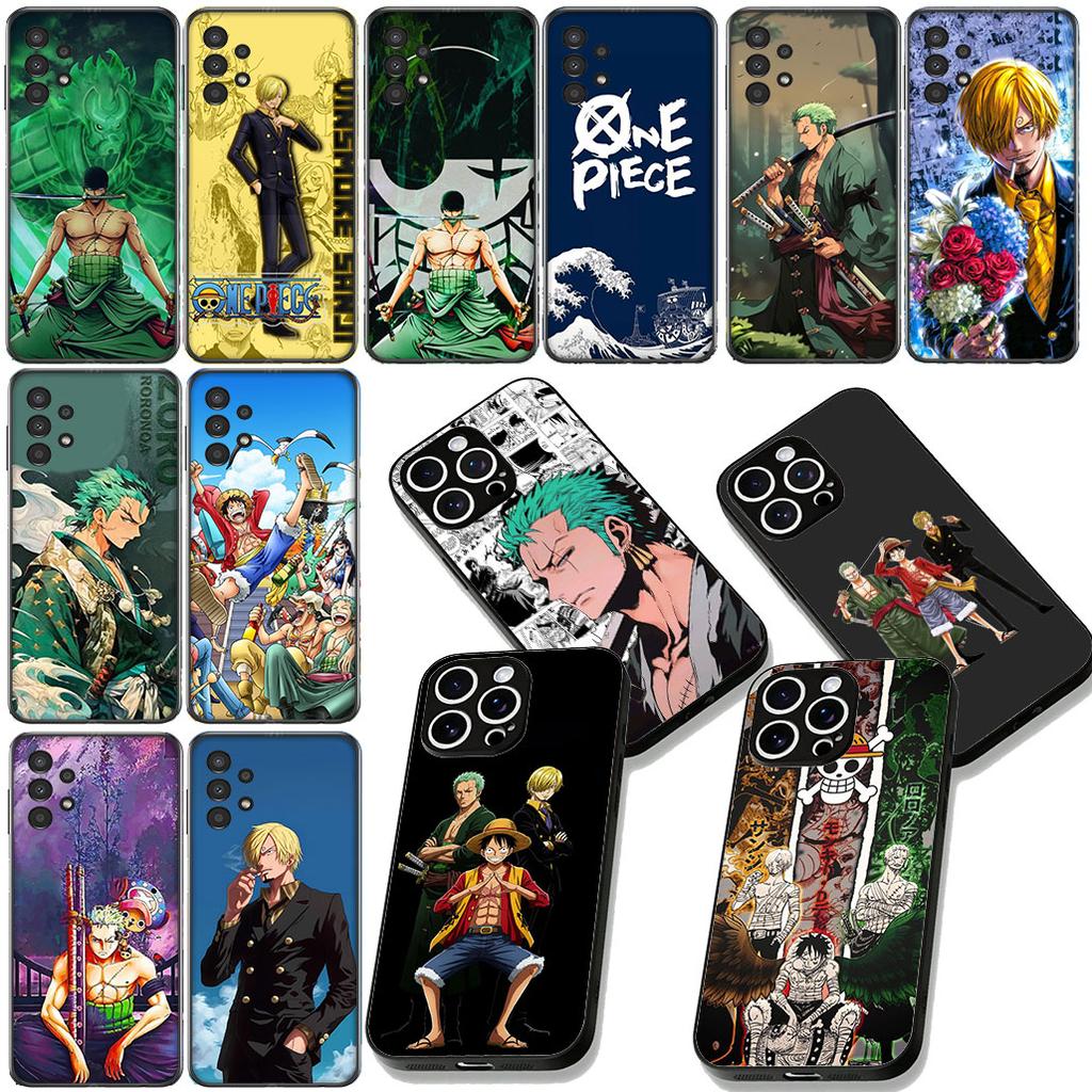 Sanji Roronoa Zoro ONE PIECES Luffy Phone Case for Samsung Galaxy Note 20 9 10 S8 S10 Lite S9 Plus A54 A53 A21S S10E A17 Cover