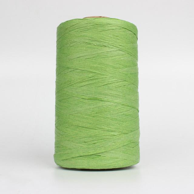 280-300 Meters Raffia Yarn For Hand Knitting Summer Raffia Straw Hats Bags Crochet Yarn Handmade Craft Knit Yarn Thread 24 Color