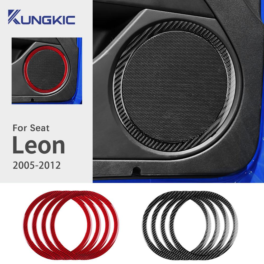 Carbon Fiber Style Interior Sticker for Seat Leon 2005 2006 2007 2008 2009 2010 2011 2012 LHD RHD Interior Panel