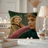 Cushion Cover Anti-dustmite Pillowcase Invisible Zipper Silky Short Plush Sofa Cushion Cover Carol Classic Movie