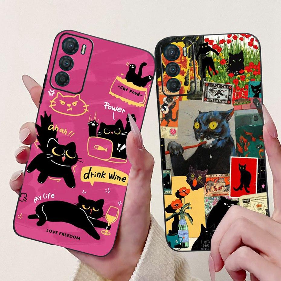 New Design Phone Case For Motorola Moto G42 G32 Black Silicone Soft TPU Cover For MOTO G32 G42 4G Cases Bumpers