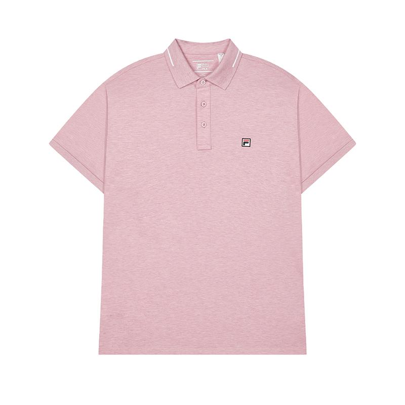 New FILA Polo Shirts Men's Purple Pink Floral Gray F11M421107FPK