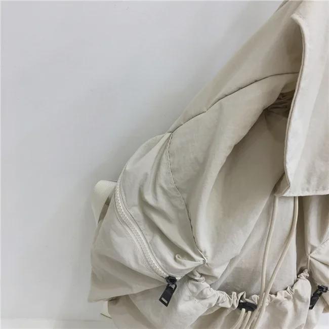 Introducing the New Simple Nylon Drawstring Backpack: a Spacious, Versatile Bag Perfect for Students, Leisure Trips, and Sports Activities.