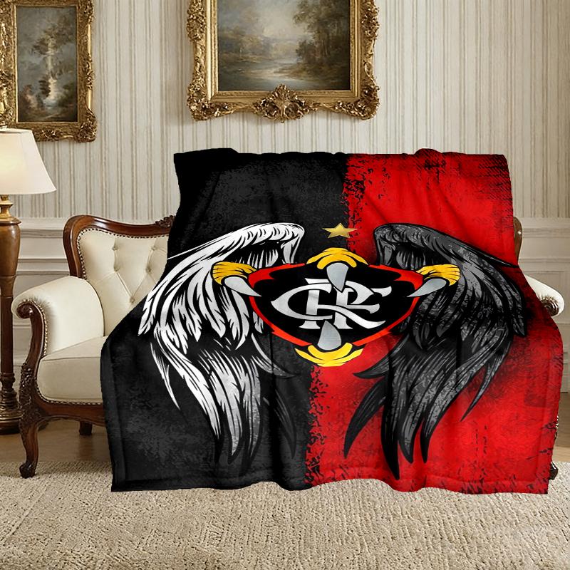 1pc Rangers FC Blanket, Home Printed Throw Blanket - Soft Blanket Gift for Family, Washable Sofa Bed Blanket