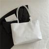 Fashion Solid Color Casual Sense Retro Women's Hand-held Woven Pattern Commuter Shoulder Underarm Tote Bag