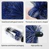 Car Wheel Multifunction Cleaning Brush Long Soft Handle Rim Hub Microfiber Brush Tire Detail Brush Auto Motorcycle Washing Tool