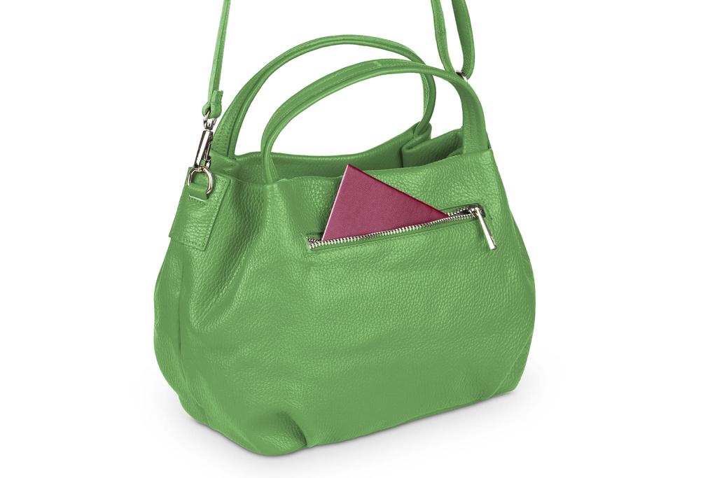 Leder-Handtasche Vera Pelle Gras-Tasche