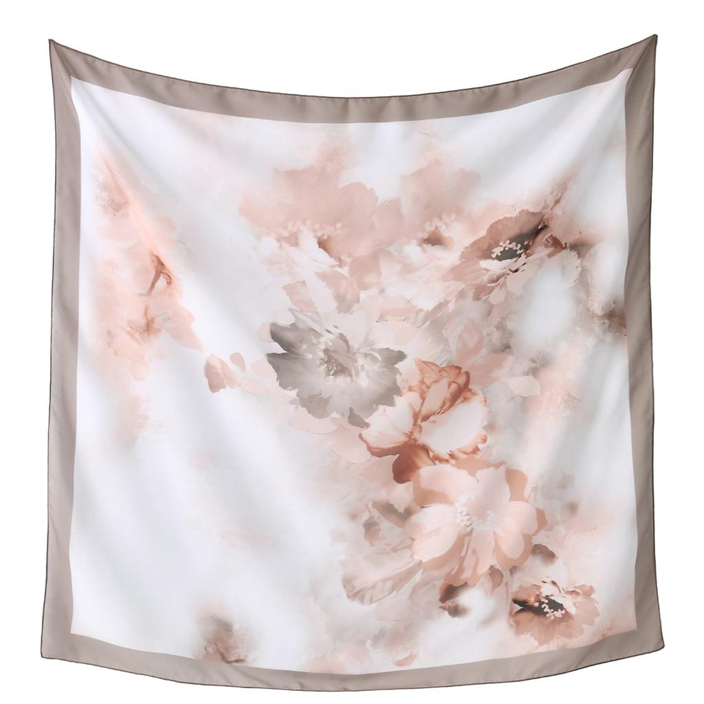 Newest Style Women Scarf Square Tencel Printed Handkerchief Fashion Temperament Beach Sunscreen Shawl