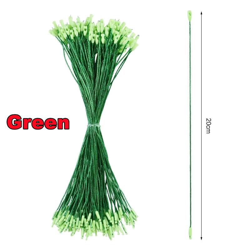 

New 100PCS Christmas Drop Ornaments String Ribbon Xmas Ball Pendant Hanging Ropes Christmas Decorations Home Gift Packaging Tag зелёный