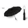 10 Ribs Automatic Travel Umbrella Auto Open Close Compact Folding Rain Windproof