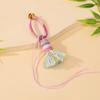 2Pcs Gradient Colorful Tassels DIY Pendant Crafts Clothing Decorative Curtain Bag Sewing Accessories Keychain Hanging Ornament