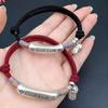 Sterling Silver Luck Bracelet: Hand-Woven Good Fortune and Wealth Charm for Men and Women, Perfect Birth Year Gift.