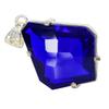 Natural Blue Tanzanite Pendant 87.5 Ct CERTIFIED Sterling Silver 925 Jewelry AI-84-NS