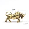 2pcs Twelve Zodiac Mini Cattle Statue Vintage Bull Ornament  Garden Decoration
