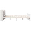 Bed Frame with Headboard Without Mattress White 150 x 200 cm