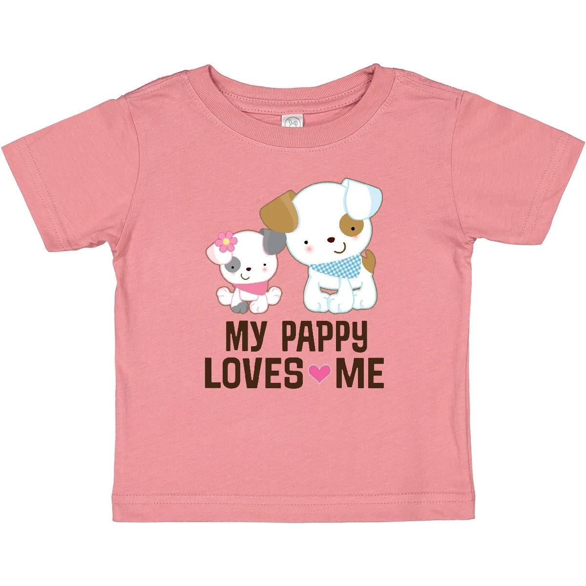 Inktastic My Pappy Loves Me Granddaughter Baby T-Shirt Childs Grandkids From 160