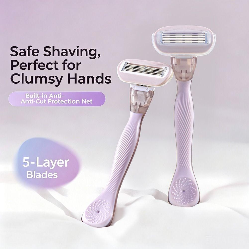 Manual Lady Shaver Plastic Safety Razor Useful Women Razor Body Hair Remove