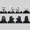 Divertente Maschera Animale Testa di Barboncino Realizzata in Lattice Resistente Perfetta per Feste Divertenti e Costumi