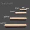 Round Wood Plug and Dowel Pin Wedge Connector (Sizes: M6, M8, M10, M12)