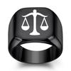 Wish new models, European and American Libra fair square versatile retro ring ring trend wholesale