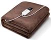 AooDen Electric 160 X Stepless Temperature Hour Single PSE Certified Blanket, Washable, 80cm, Control, 1-12 Timer, Size, (Brown)