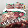 Anime Toilet-Bound Hanako-kun Bedding Set Printed Bed Set With Pillowcase Bed Duvet Cover Soft Queen King Size Bedclothes Home