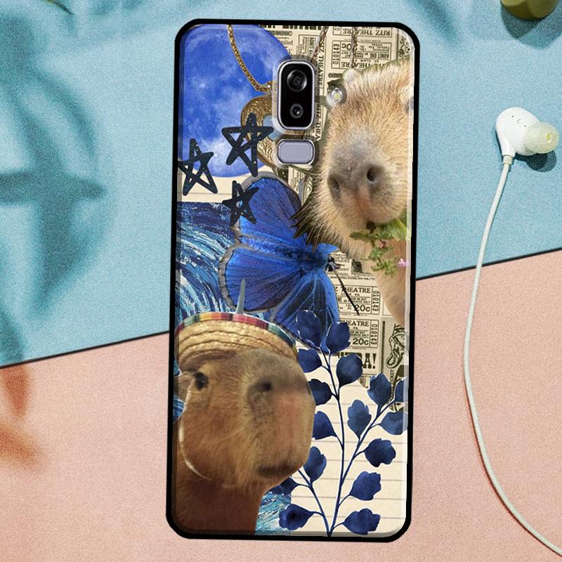 

Capybara Case For Samsung Galaxy J3 J5 J7 2017 A3 A5 2016 A6 A8 J2 J8 A7 A9 2018 J4 J6 Plus Cover A3 2016 - A310