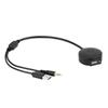 Automobile Bluetooth 4.0 Audio 3.5mm AUX USB Music Adapter Cable For Car Has AUX