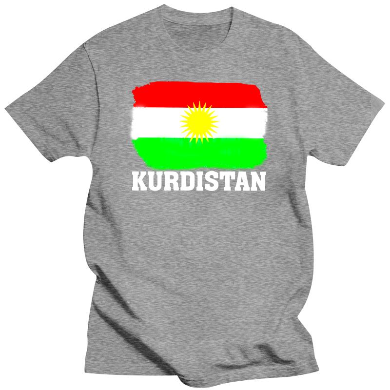 2023 Unisex T Shirt Kurdistan Kurdische Flagge Vintage Distressed Aged Look Lustiges T Shirt Neuheit T-shirt Frauen Unisex Shirts