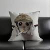 1 pezzo Federa Cuscino Meme Criceto Triste Divertente Quadrata Camera da Letto Divano Comfort Tempo Libero Cuscino Auto Soggiorno Decorazione Casa