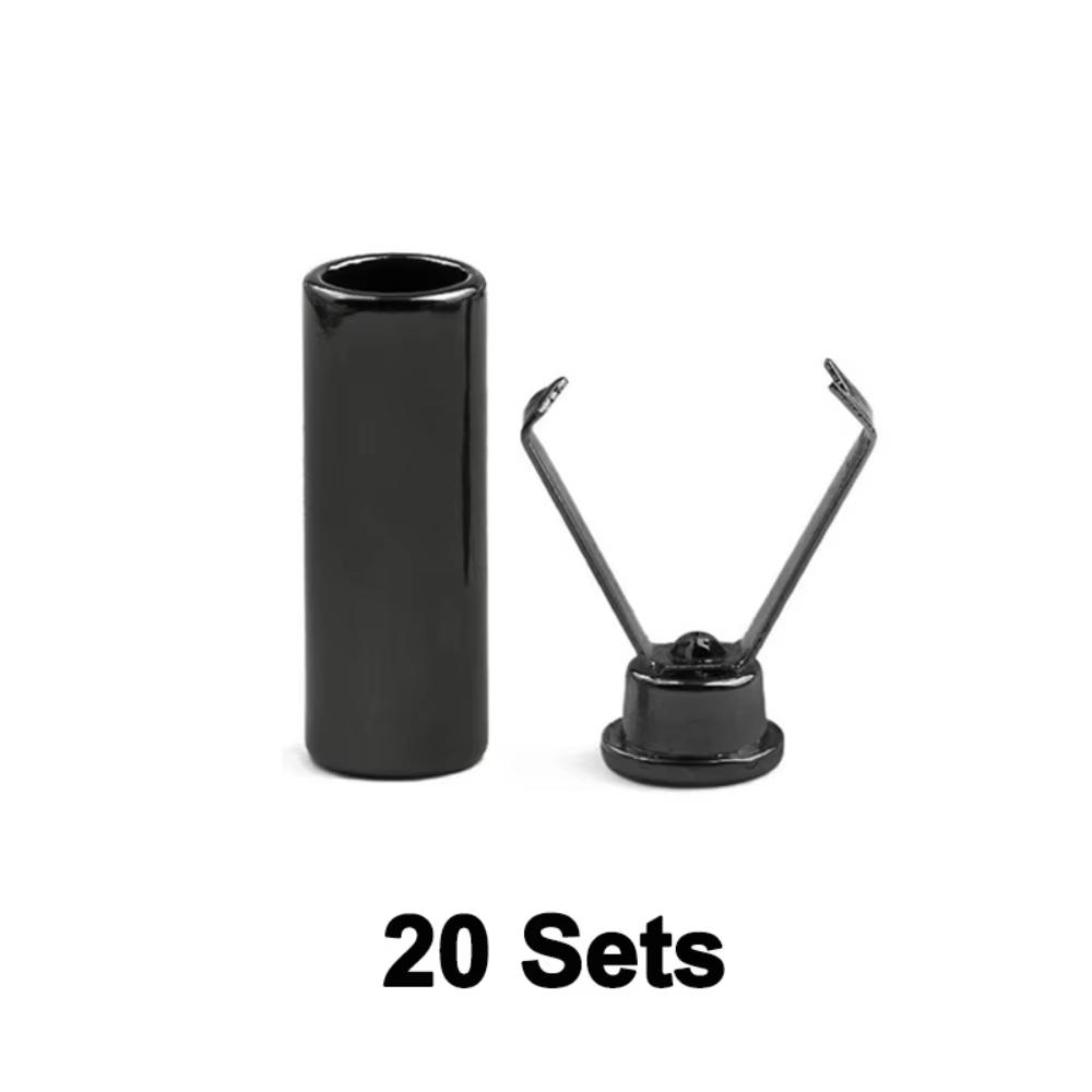 Heavy Duty Cord Locks Adjustable Metal Clips Secure Fastening for Shoelaces Bags Hoodies DIY Crafts Organizing Cables