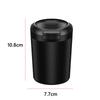 Car Ashtray with Lid Portable Ash Tray with LED Light Mini Car Trash Can Multi-Function Pop Up Ashtray for Car Travel Agency